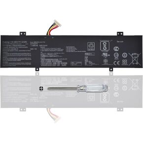 C31N1733 Laptop Battery for Asus VivoBook Flip 14 TP412U TP412UA TP412FA TP412UA-AS8202T TP412UA-DB21T TP412UA-S8130 TP412UA-XB51T TP412FA-DS51T TP412FA-SB55T 0B200-02970000 11.55V/42Wh/3640mAh/3-Cell