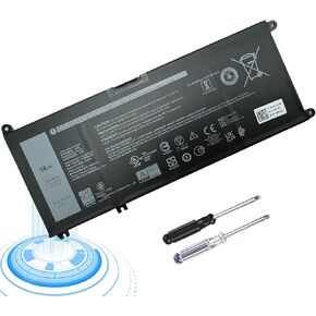 4WN0Y Laptop Battery Replacement for Dell 4WN0Y Inspiron 13 7577 7353 7778 7779S Eries Notebook JYFV9 M245Y 0M245Y 9P3NW 09P3NW Black 15.2V 56Wh 3500mAh
