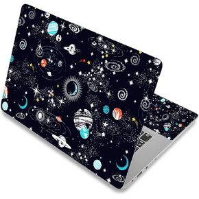 12.1 13 13.3 14 15 15.4 15.6 Inches Personalized Laptop Vinyl Skin Sticker Decal Universal Netbook Skin Sticker Reusable Notebook PC Art Decal Protector Cover Case (Galaxy Universe)