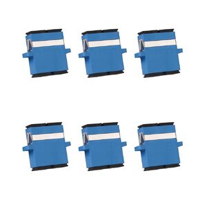 15 pcs SC UPC Duplex Fiber Optical Coupler SC Singlemode (SM) Fiber Optic Adapter SC Female to SC Female UPC Duplex Single Mode Network Internet Connector Adapter