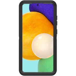 OtterBox Galaxy A52/Galaxy A52 5G Defender Series Case - Black, Rugged & Durable, with Port Protection, Includes Holster Clip Kickstand