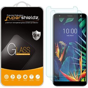 Supershieldz (2 Pack) Designed for LG K40 Tempered Glass Screen Protector, Anti Scratch, Bubble Free