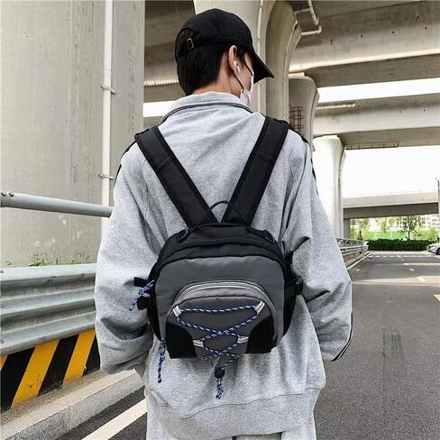 Waterproof Sling Backpack Crossbody Sling Bag for Women Men, Multipurpose Travel Hiking Adjustable Chest Bag Casual Daypack with Anti-theft Pocket in Saudi Arabia