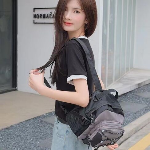 Waterproof Sling Backpack Crossbody Sling Bag for Women Men, Multipurpose Travel Hiking Adjustable Chest Bag Casual Daypack with Anti-theft Pocket in Saudi Arabia