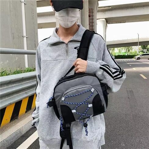 Waterproof Sling Backpack Crossbody Sling Bag for Women Men, Multipurpose Travel Hiking Adjustable Chest Bag Casual Daypack with Anti-theft Pocket in Saudi Arabia