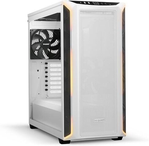 be quiet! Shadow Base 800 DX -ARGB - Mid-Tower PC Gaming Case - 420mm radiators or E-ATX motherboards Support -White - BGW62 in Kuwait