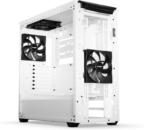 be quiet! Shadow Base 800 DX -ARGB - Mid-Tower PC Gaming Case - 420mm radiators or E-ATX motherboards Support -White - BGW62 in Kuwait