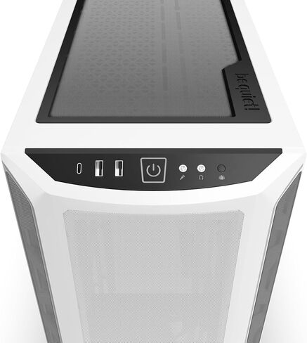 be quiet! Shadow Base 800 DX -ARGB - Mid-Tower PC Gaming Case - 420mm radiators or E-ATX motherboards Support -White - BGW62 in Kuwait