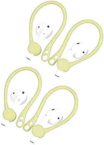Rayker [مضاد للانزلاق] بديل لخطاف الأذن لسماعات Airpods، خطافات أذن بديلة من السيليكون لمنع فقدان أجهزة Airpods في الأذن، تصميم لـ Airpod في الهواء الطلق، زوجان، أسود in Saudi Arabia