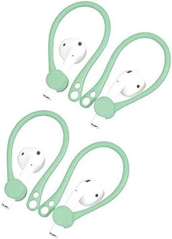 Rayker [مضاد للانزلاق] بديل لخطاف الأذن لسماعات Airpods، خطافات أذن بديلة من السيليكون لمنع فقدان أجهزة Airpods في الأذن، تصميم لـ Airpod في الهواء الطلق، زوجان، أسود in Saudi Arabia