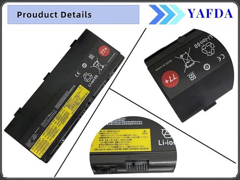 77+ L17M6P51 Laptop Battery Compatable with Lenovo ThinkPad P50 P51 P52 Series Notebook 01AV477 SB10H45077 00NY492 01AV496 SB10K97634 SB10H45078 00NY493 in Kuwait