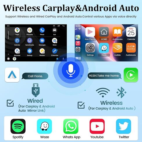 [2+64G] Android 13 Car Stereo for Mazda CX9 CX-9 CX 9 2006-2016 -10.1 inch HD Touchscreen EQ Audio - Wireless Carplay & Android Auto, Mirror Link, FM/RDS Radio, WiFi, GPS + AHD Backup Camera + Canbus in Saudi Arabia