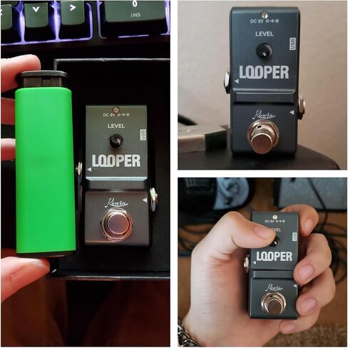Rowin Looper Guitar Pedal Unlimited Overdubs 10 Minutes of Looping With USB to Import and Export Loop in Saudi Arabia