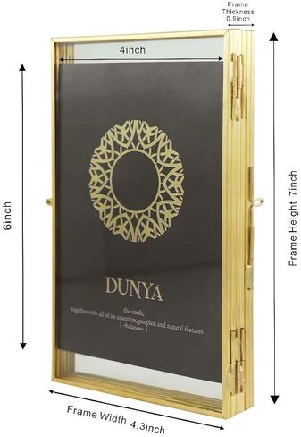 N / A 3 إطارات صور نحاسية عائمة 4x6 ذهبية ثلاثية 4x6 قابلة للطي، 3 طيات مفتوحة، إطار صور كلاسيكي معدني مضغوط، الزفاف، الذكرى السنوية، تدفئة المنزل، هدايا الأحداث in Saudi Arabia