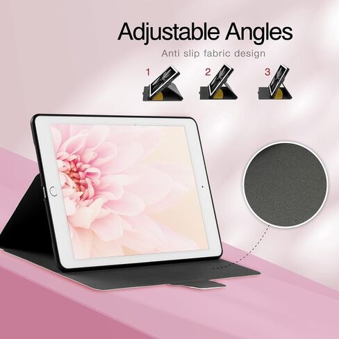 Rotating Case for iPad 9.7 inch 6th/5th (2018/2017), and iPad Air 2 with Auto Sleep/Wake, Unicorn in Saudi Arabia