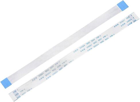 uxcell Flexible Flat Cable, 18 Pins 0.5mm Pitch 150mm FPC FFC Flexible Ribbon Cable for LCD TV Car Audio DVD Player Laptop 20Pcs (A Type) in Kuwait