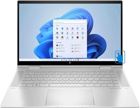 HP Newest Envy x360-15.6" FHD IPS Touchscreen Laptop 11th Gen (Intel i7-1165G7 4-Core, 64GB RAM, 2TB PCIe SSD, Intel Iris Xe (1920x1080), Active Pen, WiFi 6, BT 5.2, Win11H) with Hub in Saudi Arabia