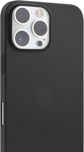 totallee Thin iPhone 16 Pro Case, Thinnest Cover Ultra Slim Minimal - for Apple iPhone 16 Pro (2024) (Frosted Black) in Kuwait