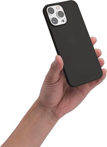 totallee Thin iPhone 16 Pro Case, Thinnest Cover Ultra Slim Minimal - for Apple iPhone 16 Pro (2024) (Frosted Black) in Kuwait
