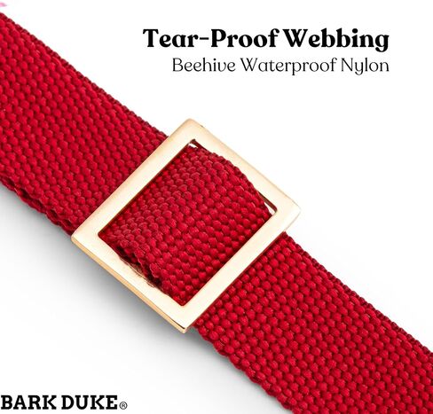 Indestructible Dog Collar, Fully Customizable Fit, Waterproof Nylon, Odor-Resistant, Metal Buckle and Adjusters (Maroon, Medium, 1") in Saudi Arabia