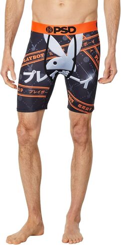 PSD Men's Playboy Mix Mid Length 3-Pack Boxer Briefs, Multi, XXL in Saudi Arabia
