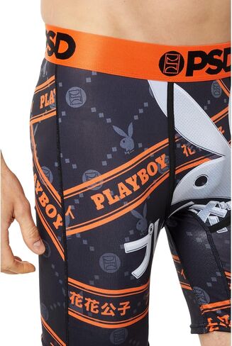 PSD Men's Playboy Mix Mid Length 3-Pack Boxer Briefs, Multi, XXL in Saudi Arabia