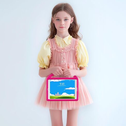 حافظة أطفال لجهاز iPad 10.2/10.5 بوصة، حافظة أطفال مقاومة للصدمات لجهاز iPad 9th/8th/7th Generation 2021/2020/2019، لجهاز iPad Air 3rd & Pro 10.5 بوصة - حافظة واقية خفيفة الوزن مع مقبض وحامل، أزرق in Saudi Arabia