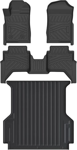 TESSON Floor Mats Accessories 2 Row Liners Set &Cargo Liners Custom Fit for 2024 2025 Chevrolet Chevy Trax,All Weather Guard TPE Rubber Car Mats Carpet & Rear Trunk Mats in Saudi Arabia