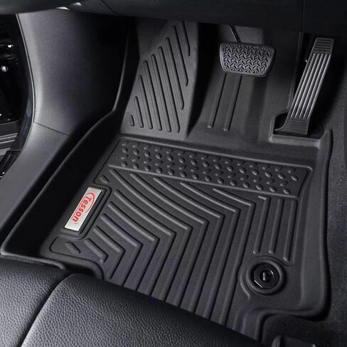 TESSON Floor Mats Accessories 2 Row Liners Set &Cargo Liners Custom Fit for 2024 2025 Chevrolet Chevy Trax,All Weather Guard TPE Rubber Car Mats Carpet & Rear Trunk Mats in Saudi Arabia