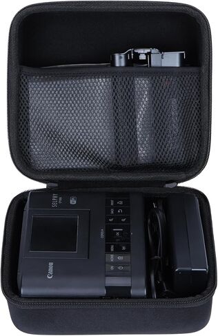 Hard Case Compatible with Canon SELPHY CP1500 CP1300 CP1200 Compact Photo Printer (Black Case) in Saudi Arabia