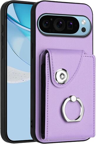 Case for Google Pixel 9 Pro XL Wallet Case Women,Premium Leather with 6 Card Slots Kickstand Durable Magnetic Clasp Shockproof Case for Google Pixel 9 Pro XL Pink YBK in Saudi Arabia