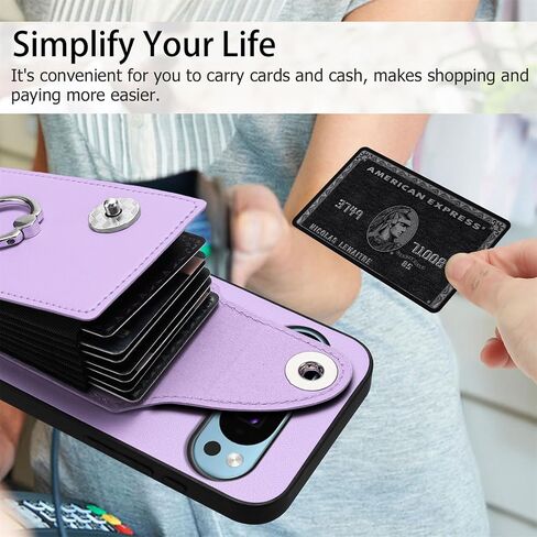 Case for Google Pixel 9 Pro XL Wallet Case Women,Premium Leather with 6 Card Slots Kickstand Durable Magnetic Clasp Shockproof Case for Google Pixel 9 Pro XL Pink YBK in Saudi Arabia
