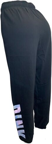 Victoria's Secret Pink Fleece Baggy Campus Sweatpants Color Black New (as1, alpha, x_s, regular, regular) in Saudi Arabia