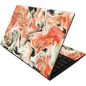 MightySkins Glossy Glitter Skin for HP Envy x360 13" (2020) - Grunge Marble | Protective, Durable High-Gloss Glitter Finish | Easy to Apply, Remove, and Change Styles | Made in The USA