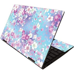 MightySkins Glossy Glitter Skin for HP Envy x360 13" (2020) - Bouquet | Protective, Durable High-Gloss Glitter Finish | Easy to Apply, Remove, and Change Styles | Made in The USA