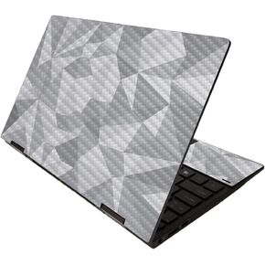 MightySkins Carbon Fiber Skin for HP Envy x360 13" (2020) - Sea Turtle Splash | Protective, Durable Textured Carbon Fiber Finish | Easy to Apply | Made in The USA
