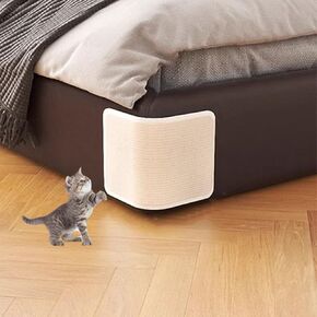 Cat Scratch Furniture Protector Natural Sisal Anti-Scratching Mat for Sofa Couch Chair - Suitable for Bed Furniture Corner Protector, and Anti Scratch Protector (Nail-S)