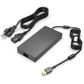 300W AC Charger Replacement for Lenovo Legion Pro 5 7, Yoga AIO 9 7, ThinkStation P3 P360 Ultra Workstation, ADL300SDC3A ADL300SLC3A 5A10W86289 5A10W86290 SA10R16957 SA10R16956 Laptop, Square Tip