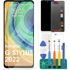 for Motorola Moto G Stylus 2022 Screen Replacement for Moto G Stylus 2022 LCD Screen G Stylus LCD Display XT2211 Touch Digitizer with XT2211-1,XT2211DL Assembly Repair Kits(Not Fit G Stylus 2020 2021)