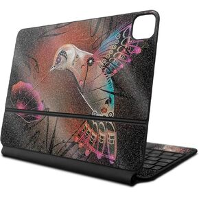 Glossy Glitter Skin Compatible with Apple Magic Keyboard for iPad Air 11-inch (M2) 2024 - Cyborg Nature - Premium 3M Vinyl Protective Decal Cover - Easy to Apply | Crafted in The USA by MightySkins