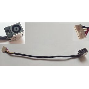DC-in Jack for HP CQ61 CQ71 DV5 DV6 DV7-2000 G61 G71 533465-001 533465-001 603692-001 6017B0269001, Power Jack Harness Port Connector Socket with Wire Cable