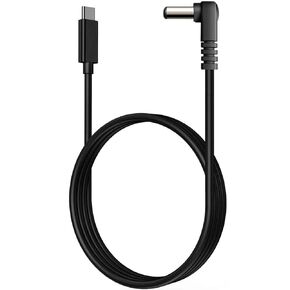 vienon 5ft USB C to DC 5.5mm x 2.1mm Power Charging Cord for Laptop (5521), Type C Male Input to DC 5.5 x 2.1mm Male Power Charging Cable(up to 20V/100W) Compatible with Laptop/Notebook(5521)