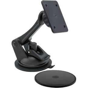 Arkon 4 Hole AMPS Pattern Replacement Upgrade or Additional Windshield Dash Sticky Suction Mount for Sirius Satellite Radios
