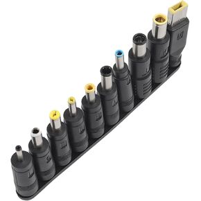Universal 10Pcs DC 5.5x2.1mm Connectors Plug Kit Laptop Notebook Input DC Plug Set DC Power Adapter Connector Female Adapter Base