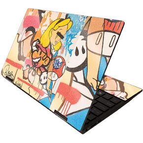 MightySkins Glossy Glitter Skin for HP Envy x360 13" (2020) - Miami Tiger | Protective, Durable High-Gloss Glitter Finish | Easy to Apply, Remove, and Change Styles | Made in The USA