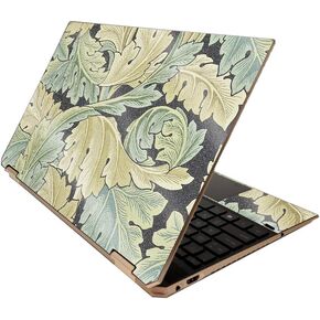 MightySkins Glossy Glitter Skin for HP Spectre x360 15" (2020) - Wheatfield with Cypresses | Protective, Durable High-Gloss Glitter Finish | Easy to Apply and Change Styles | Made in The USA