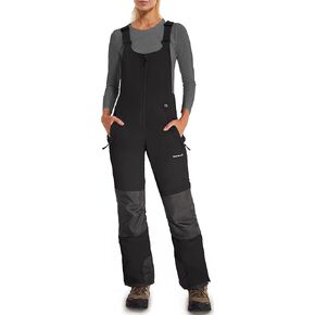 Womens Snow Bibs Ski Waterproof Windproof Insulated Overalls Snowboard Pants Winter