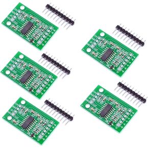Oiyagai 5 Pcs HX711 Weighing Sensor Dual-Channel 24 Bit Precision A/D Module Pressure Sensor