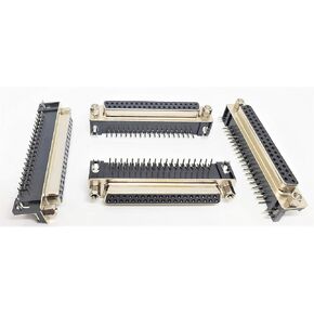 Pc Accessories - Connectors Pro 6-Pack DB37 Female Right Angle PCB Mount Connector, D-Sub 37 Pins 90 Degree PC Board DR37F, 6-Pack