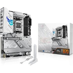 ASUS ROG Strix X870-A Gaming WiFi AMD AM5 X870 ATX Motherboard 16+2+2 Power Stages, Dynamic OC Switcher, Core Flex, DDR5 AEMP, WiFi 7, 4X M.2, PCIe® 5.0, Q-Release Slim, USB4®, AI OCing & Networking